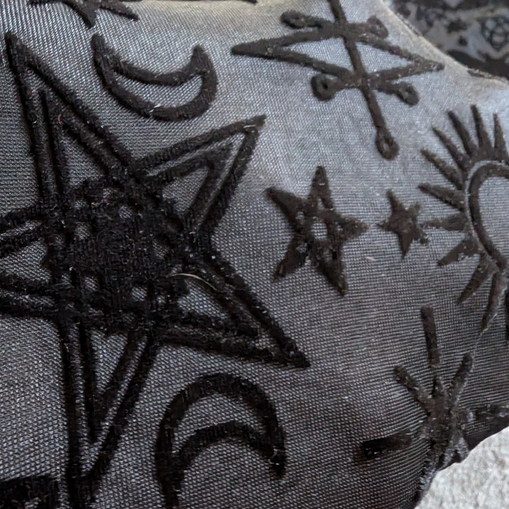 Blackmilk Burned Velvet Spell Harness Maxi Dress - Picture 7 of 8